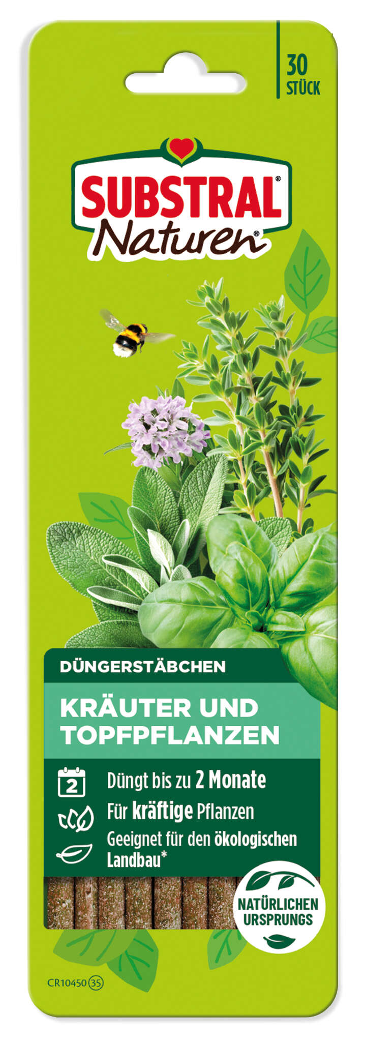 SUBSTRAL Naturen Düngerstäbchen Kräuter und Topfpflanzen